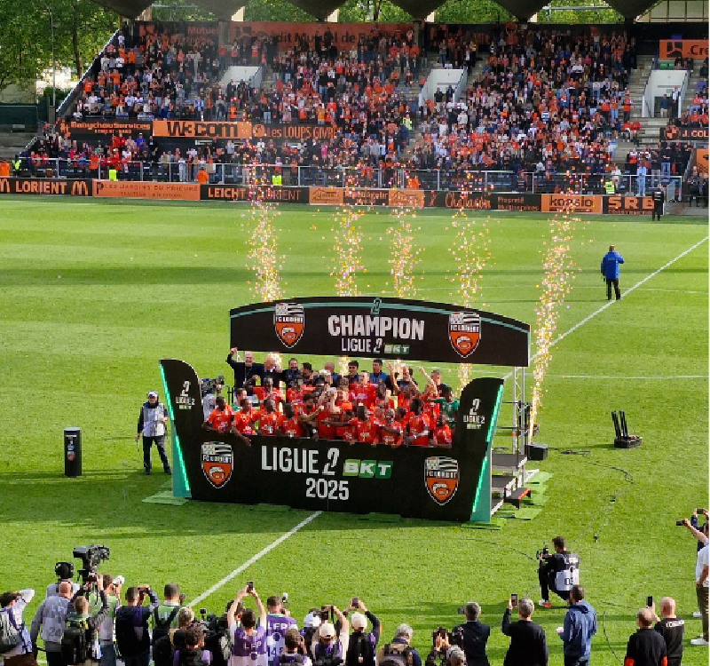 Speaker Lorient football sport animation