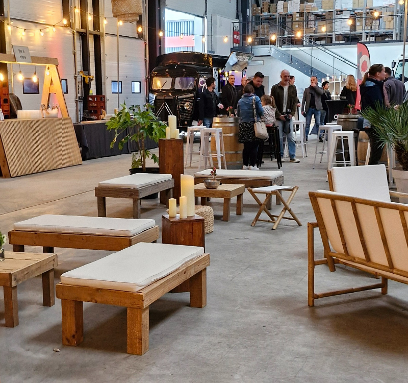 Inauguration entreprise Ile-et-Vilaine guinguette décoration